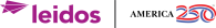 Leidos logo alongside America 250 logo