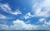 Blue sky with clouds