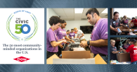 "Points of Light, The Civic 50,  The 50 most most community-minded companies in the U.S."