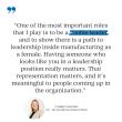 Quote from Carrie Shapiro, vice president of Sourcing Execution. 