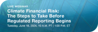 Webinar: Climate Financial Risk