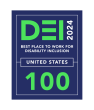 DEI 2024 Best Place to work for Disability Inclusion logo