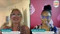 Images of Dory Larsen and Eriqah Vincent from the video