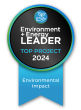 Environment+Energy Leader Award ribbon for 2024 Top Project under the Environmental Impact category.