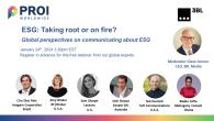 PROI webinar information with headshots of those attending and talking at the event
