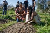 2 black women farming