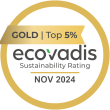 ecovadis Gold award icon 2024