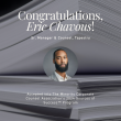 Photo of Eric Chavous, a Black man with a beard wearing a grey suit coat and white shirt, with the text Congratulations to Eric Chavous, Sr. Manager & Counsel, Tapestry, on his acceptance into The Minority Corporate Counsel Association’s 2024 Sources of Success™ Program 