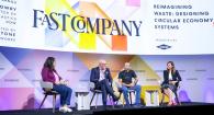 Four people on stage at Fast Company’s Innovation Festival