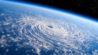View of a hurricane from space