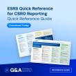 G&A's ESRS Quick Reference Guide for CSRD Reporting Quick Reference Guide
