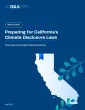 Preparing for California’s Climate Disclosure Laws - A G&A Resource Paper