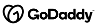 GoDaddy logo.