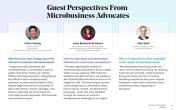 Guest perspectives from microbusiness advocates.