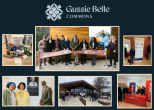 Gussie Belle Commons photo montage from the opening.