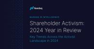 "Shareholder Activism: 2024 Year in Review"