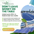 Don't leave money on the table! Up to 50%+ in federal tax credits. 