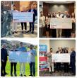 Photo collage showing the four KeyBank grants to Boise, Idaho charities. 