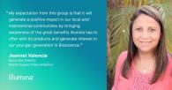 Photo of Illumina employee Jeannet Valencia.