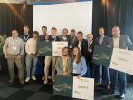 Antea Group USA winners pose with their award alongside the second and third place winners.