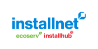 Installnet, Ecoserv, Installhub logos