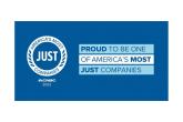 Proud to be one of America's Most JUST Companies