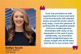 Kaitlyn Yocom and quote.