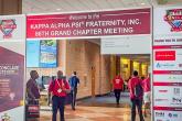 An archway sign "Welcome to the Kappa Alpha Psi Fraternity inc 86th grand chapter meeting.