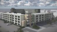 Artists rendering of Sunrise Metro apartments.
