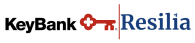 KeyBank and Resilia logo