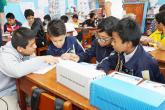 kids learning in a classroom