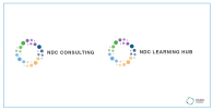 Colorful circle logo for NDC Consulting and NDC Learning Hub