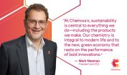 Image of Mark Newman beside a quote from him