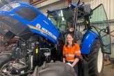 woman standing in front of equipment 