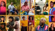 Collage of many profiles of different people