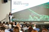 Amina Razvi, CEO, Sustainable Apparel Coalition, during her opening address at the 2022 annual meeting