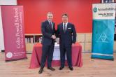 Dr. Andrew Rich, Dean of the Colin Powell School for Civic and Global Leadership at The City College of New York (CCNY) with Mr. Sunil A. (Sunny) Misser (right), Chief Executive Officer of AccountAbility.