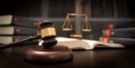 gavel on desk