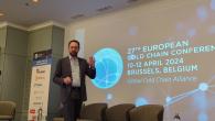Claudio Zanframundo, president, Thermo King EMEA, Trane Technologies speaks at the GCCA European Cold Chain Conference.