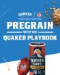 box of quaker oats and a football