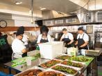 Food being prepared by Rethink Food chefs.