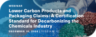 SCS Standards Lower Carbon Products and Packaging Claims Webinar Header Image