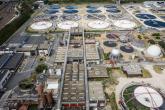 Valenton wastewater treatment plant in Paris, France