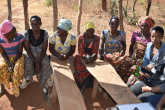 Image features Candice who is a participant in Makal-mentorshop program, working with a local NGO to help ASM in developing new programme to extract responsibly. Photo, courtesy: Makal. 