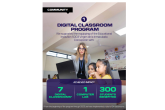 Infographic showing impact of DP World's digital classroom program in Peru.