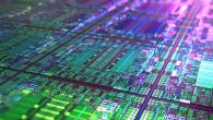Close up photo of a semiconductor.