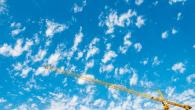 Crane in the sky