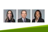 Headshots of Monica Gross Lopez, Hinton Taylor, and Janel Taylor