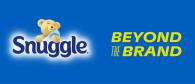 Snuggle logo with the text "beyond the brand"