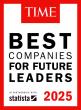 "TIME BEST COMPANIES FOR FUTURE LEADERS 2025 in partnership with statista"